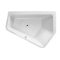 Duravit Paiova 5 - Baignoire asymétrique, 1900x1400 mm, avec panneau, droite, blanc 700397000000000