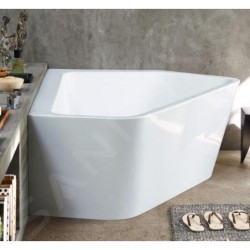 Duravit Paiova 5 - Baignoire asymétrique, 1900x1400 mm, avec panneau, droite, blanc 700397000000000