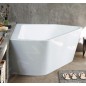 Duravit Paiova 5 - Baignoire asymétrique, 1900x1400 mm, avec panneau, droite, blanc 700397000000000