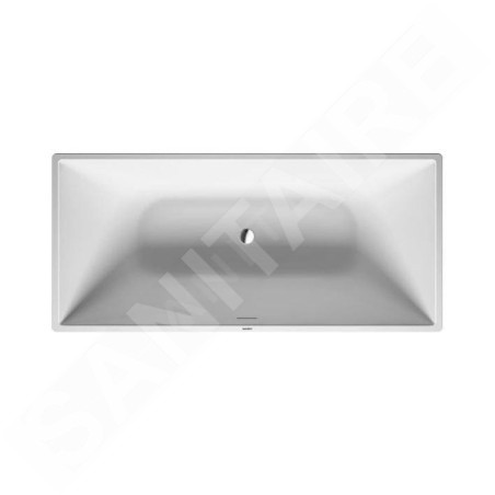 Duravit DuraSquare - Baignoire îlot, 1850x850 mm, DuraSolid, ClickClack, blanc 700430000000000