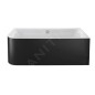 Duravit Happy D.2 Plus - Baignoire 1800x800 mm, droite, avec panneau, blanc / graphite super matt 700450800000000