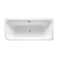 Duravit Happy D.2 Plus - Baignoire 1800x800 mm, droite, avec panneau, blanc / graphite super matt 700450800000000