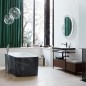 Duravit Happy D.2 Plus - Baignoire îlot, 1800x800 mm, blanc/graphit super matt 700453800000000 Duravit Happy D.2 Plus - Baignoire îlot, 1800x800 mm, blanc/graphit super matt 700453800000000