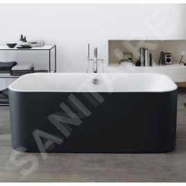 Duravit Happy D.2 Plus - Baignoire îlot, 1800x800 mm, blanc/graphit super matt 700453800000000