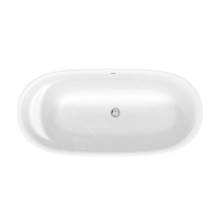 Duravit Cape Cod - Baignoire îlot, 1650x780 mm, DuraSolid, ClickClack, blanc 700459000000000