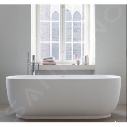 Duravit Luv - Baignoire îlot, 1600x750 mm, DuraSolid, ClickClack, blanc 700461000000000