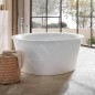 Duravit White Tulip - Baignoire îlot, diamètre 1400 mm, ClickClack, blanc 700470000000000 Duravit White Tulip - Baignoire îlot, diamètre 1400 mm, ClickClack, blanc 700470000000000