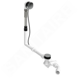 Duravit Accessoires - Garniture de vidage et de trop-plein pour baignoire, bowden, chrome 792216000001000