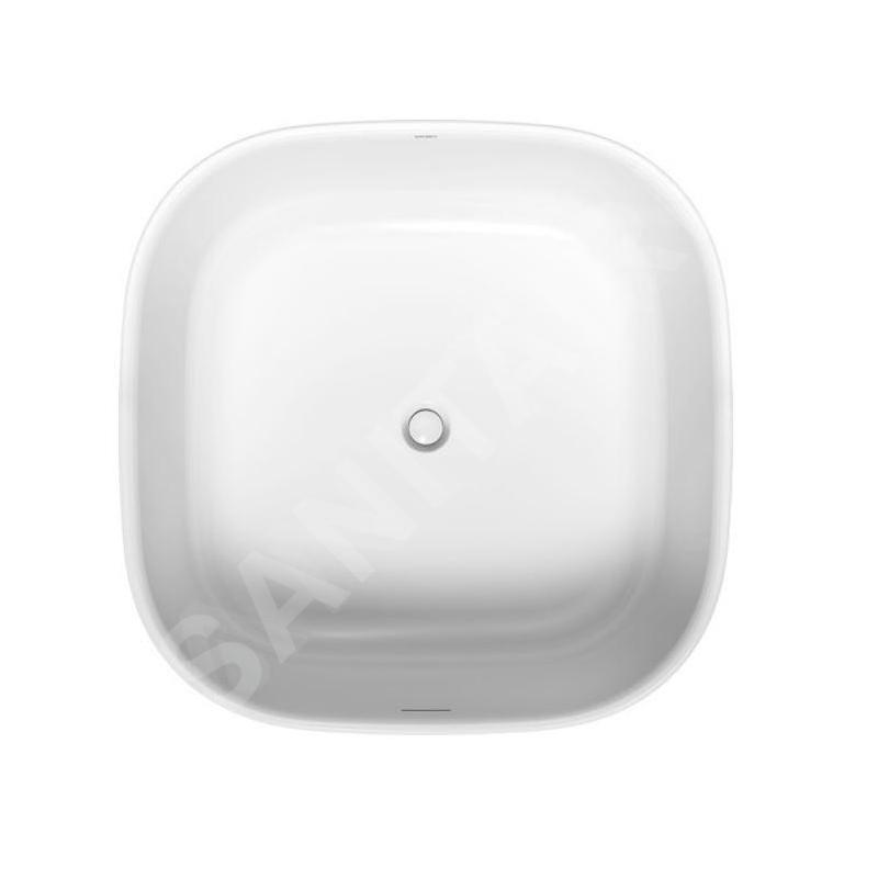 Duravit Zencha - Baignoire en îlot 1250x1250 mm, DuraSolid, ClickClack, blanc 700464000000000 Duravit Zencha - Baignoire en îlot 1250x1250 mm, DuraSolid, ClickClack, blanc 700464000000000