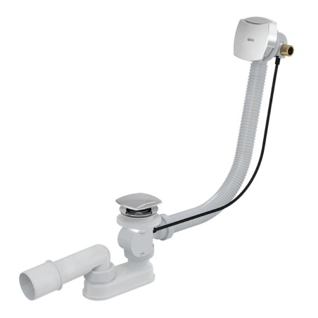 Alcadrain Garnitures de vidage - Kit vidange et trop-plein de baignoire avec remplissage, longueur 1000 mm, métal A564KM3-100