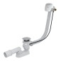 Alcadrain Garnitures de vidage - Kit vidange et trop-plein de baignoire avec remplissage, longueur 1200 mm, métal A564KM3-120