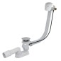Alcadrain Garnitures de vidage - Kit vidange et trop-plein de baignoire avec remplissage, longueur 800 mm, chromé A564CRM3-80