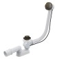 Alcadrain Garnitures de vidage - Kit vidange et trop-plein baignoire, longueur 1200 mm, bronze antique A55ANTIC-120