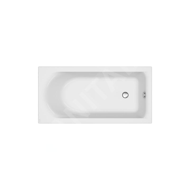 Cersanit City - Baignoire 150 x 75 cm, pieds inclus, blanc S301-334 Cersanit City - Baignoire 150 x 75 cm, pieds inclus, blanc S301-334