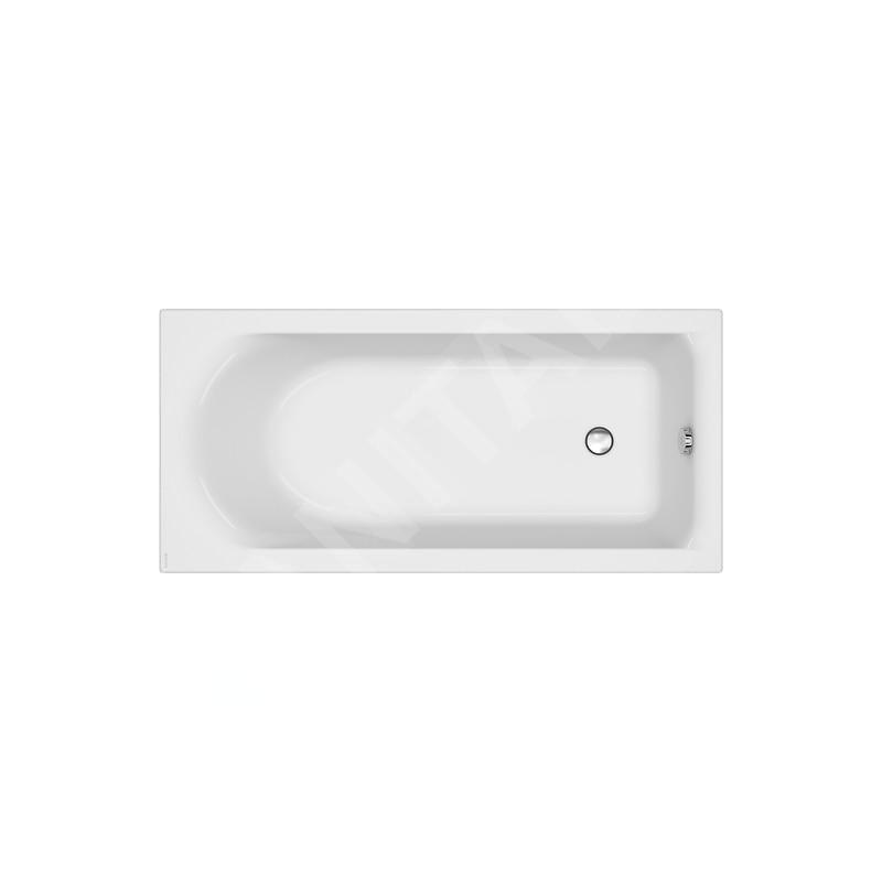 Cersanit City - Baignoire 160 x 75 cm, pieds inclus, blanc S301-335 Cersanit City - Baignoire 160 x 75 cm, pieds inclus, blanc S301-335