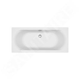 Cersanit City - Baignoire 170 x 75 cm, pieds inclus, blanc S301-336