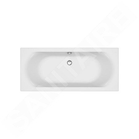 Cersanit City - Baignoire 170 x 75 cm, pieds inclus, blanc S301-336