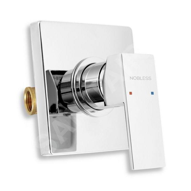 Novaservis Nobless Edge - Robinetterie de douche encastrée, chrome 36050,0