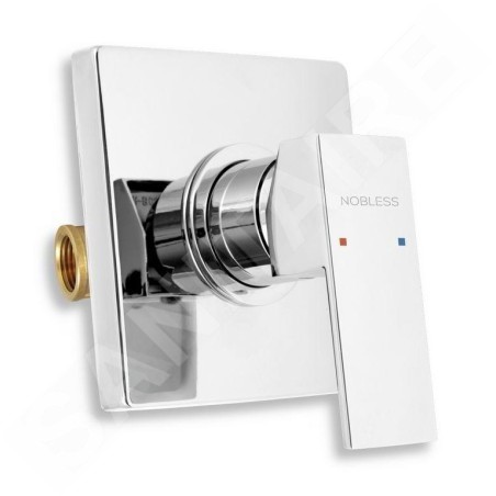 Novaservis Nobless Edge - Robinetterie de douche encastrée, chrome 36050,0