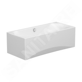 Cersanit City - Baignoire 180 x 80 cm, pieds inclus, blanc S301-337