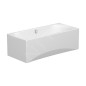 Cersanit City - Baignoire 180 x 80 cm, pieds inclus, blanc S301-337