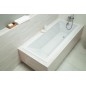 Cersanit Crea - Baignoire 160 x 75 cm, pieds inclus, blanc S301-225 Cersanit Crea - Baignoire 160 x 75 cm, pieds inclus, blanc S301-225