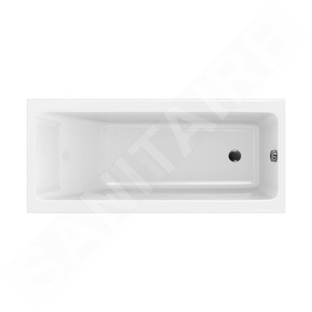 Cersanit Crea - Baignoire 170 x 75 cm, pieds inclus, blanc S301-226