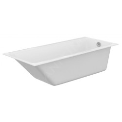 Cersanit Crea - Baignoire 180 x 80 cm, pieds inclus, blanc S301-227