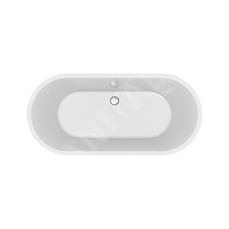 Cersanit Crea - Baignoire en îlot, 160x75 cm, pieds inclus, blanc S301-300 Cersanit Crea - Baignoire en îlot, 160x75 cm, pieds inclus, blanc S301-300
