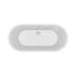 Cersanit Crea - Baignoire en îlot, 160x75 cm, pieds inclus, blanc S301-300 Cersanit Crea - Baignoire en îlot, 160x75 cm, pieds inclus, blanc S301-300