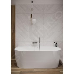 Cersanit Crea - Baignoire 170x82 cm, pieds inclus, blanc S301-301