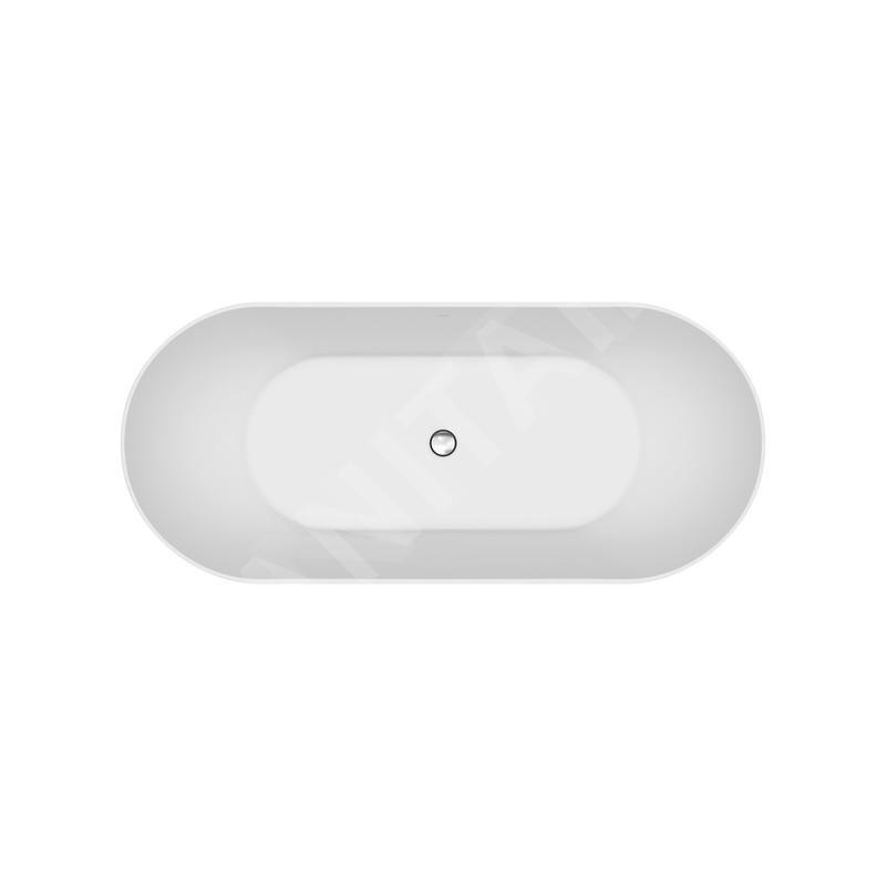 Cersanit Inverto - Baignoire en îlot, 180x80 cm, pieds inclus, blanc S301-372 Cersanit Inverto - Baignoire en îlot, 180x80 cm, pieds inclus, blanc S301-372