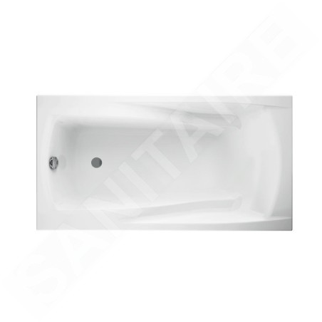 Cersanit Zen - Baignoire 160 x 85 cm, pieds inclus, blanc S301-127