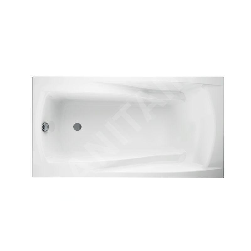 Cersanit Zen - Baignoire 170 x 85 cm, pieds inclus, blanc S301-128 Cersanit Zen - Baignoire 170 x 85 cm, pieds inclus, blanc S301-128