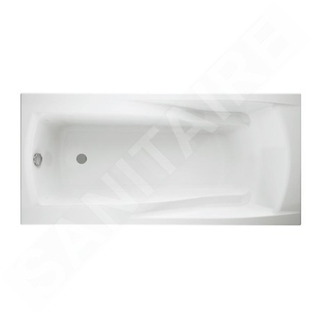 Cersanit Zen - Baignoire 180 x 85 cm, pieds inclus, blanc S301-129