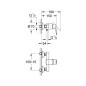Grohe BauLoop - Mitigeur de douche, chrome 23340000 Grohe BauLoop - Mitigeur de douche, chrome 23340000