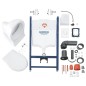 Grohe Solido - Set de bâti-support, cuvette et abattant softclose, plaque de déclenchement Skate Air, blanc alpin 39116000