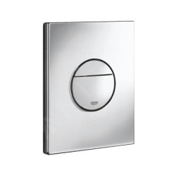 Grohe Solido - Set pour WC suspendu + cuvette et abattant softclose Bau Ceramic, plaque de déclenchement Sail, chrome 39499000
