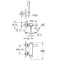 Grohe Essence - Mitigeur de baignoire, chrome 33628001 Grohe Essence - Mitigeur de baignoire, chrome 33628001