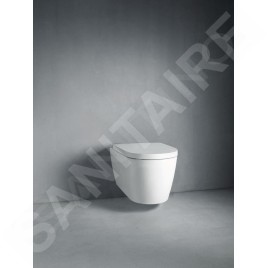 Duravit ME by Starck - WC suspendu, Rimless, blanc 2530090000