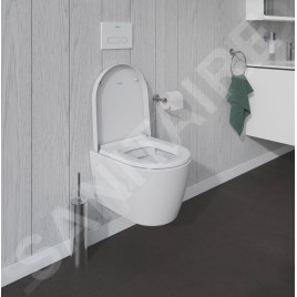 Duravit ME by Starck - WC suspendu, Rimless, blanc 2530090000