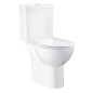 Grohe Bau Ceramic - WC à poser avec réservoir et abattant softclose, rimless, blanc alpin 39496000 Grohe Bau Ceramic - WC à poser avec réservoir et abattant softclose, rimless, blanc alpin 39496000