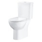Grohe Bau Ceramic - WC à poser avec réservoir et abattant softclose, rimless, blanc alpin 39496000 Grohe Bau Ceramic - WC à poser avec réservoir et abattant softclose, rimless, blanc alpin 39496000