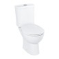 Grohe Bau Ceramic - WC à poser avec réservoir et abattant softclose, rimless, blanc alpin 39496000 Grohe Bau Ceramic - WC à poser avec réservoir et abattant softclose, rimless, blanc alpin 39496000