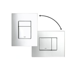 Grohe Solido - Set de bâti-support, cuvette avec l'abattant softclose, plaque de déclenchement Skate Cosmopolitan, chrome
