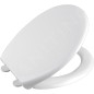 Aqualine Sofia - Abattant de toilette Soft Close, polypropylène, blanc BS122 Aqualine Sofia - Abattant de toilette Soft Close, polypropylène, blanc BS122