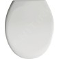 Aqualine Sofia - Abattant de toilette Soft Close, polypropylène, blanc BS122 Aqualine Sofia - Abattant de toilette Soft Close, polypropylène, blanc BS122