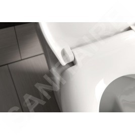 Aqualine Sofia - Abattant de toilette Soft Close, polypropylène, blanc BS122