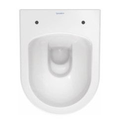 Duravit ME by Starck - WC suspendu, Rimless, avec WonderGliss, blanc alpin 25300900001
