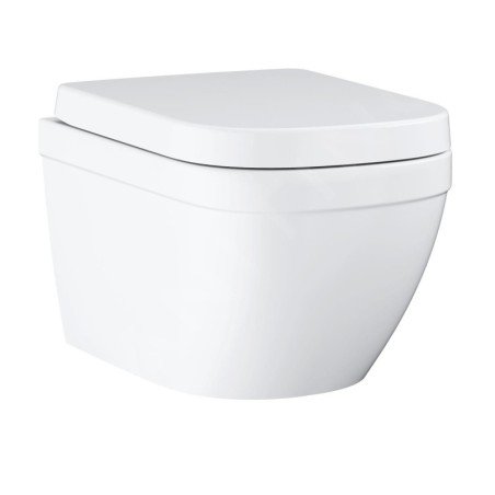 Grohe Euro Ceramic - WC suspendu avec abattant softclose, rimless, Triple Vortex, blanc alpin 39693000